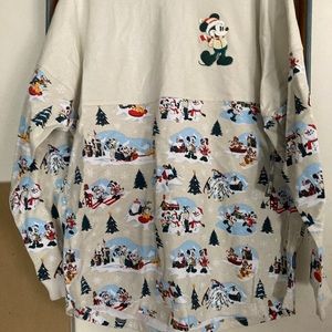 Mickey Mouse disney winter snow spirit jersey new XL extra large